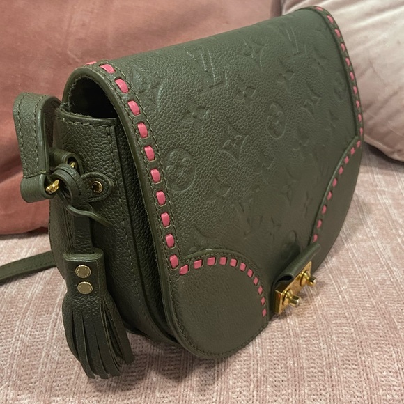 🫒 🫒 Louis Vuitton Emprinte Olive Green Crossbody Bag - Picture 7 of 11